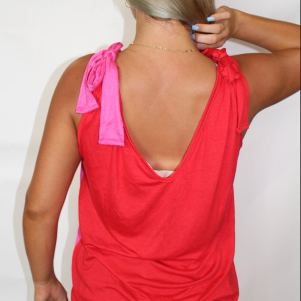 Color Block Tank Top - Picture 2 of 2